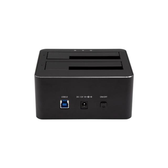 StarTech.com - Docking Station de 2 Bahías USB 3.0 a SATA - Base de Acoplamiento USB de Discos Duros SSD SATA I/II/III de 2,5/3,