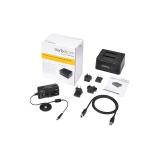 StarTech.com - Docking Station de 2 Bahías USB 3.0 a SATA - Base de Acoplamiento USB de Discos Duros SSD SATA I/II/III de 2,5/3,