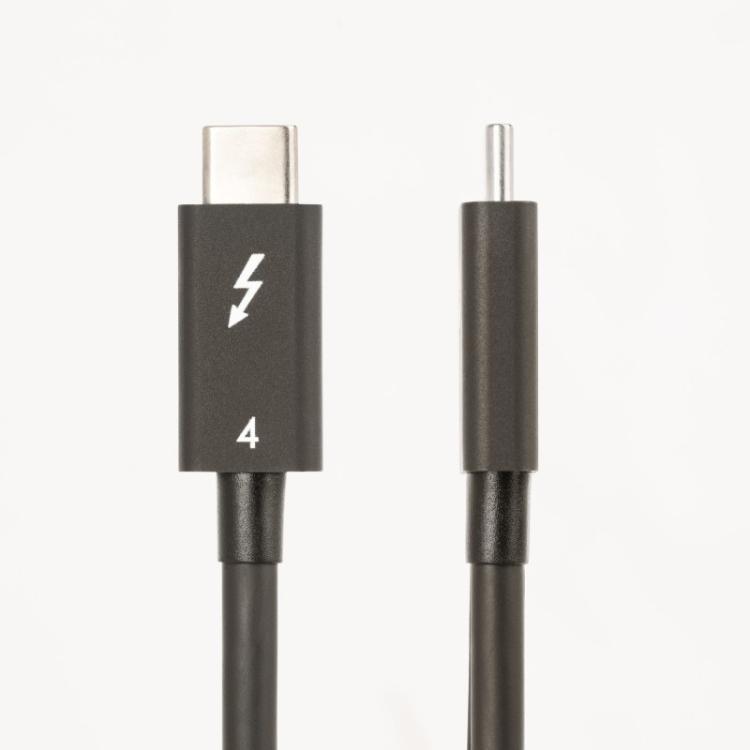 StarTech.com - Cable de 0,5m Thunderbolt 4 - 40Gbps - PD 100W - Vídeo 4K/8K - Cable Thunderbolt 4 con Certificación Intel - Comp