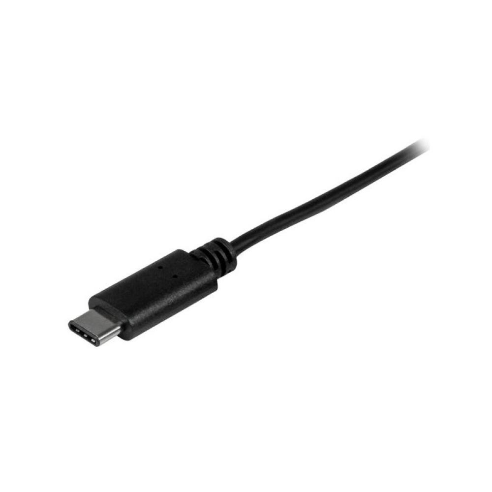 StarTech.com - Cable de Carga y Sincronización USB-A a USB-C de 1m - Cable de Datos USB-A a USB Tipo C - M/M - Negro - Certifica