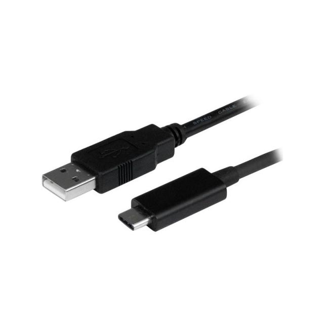 StarTech.com - Cable de Carga y Sincronización USB-A a USB-C de 1m - Cable de Datos USB-A a USB Tipo C - M/M - Negro - Certifica