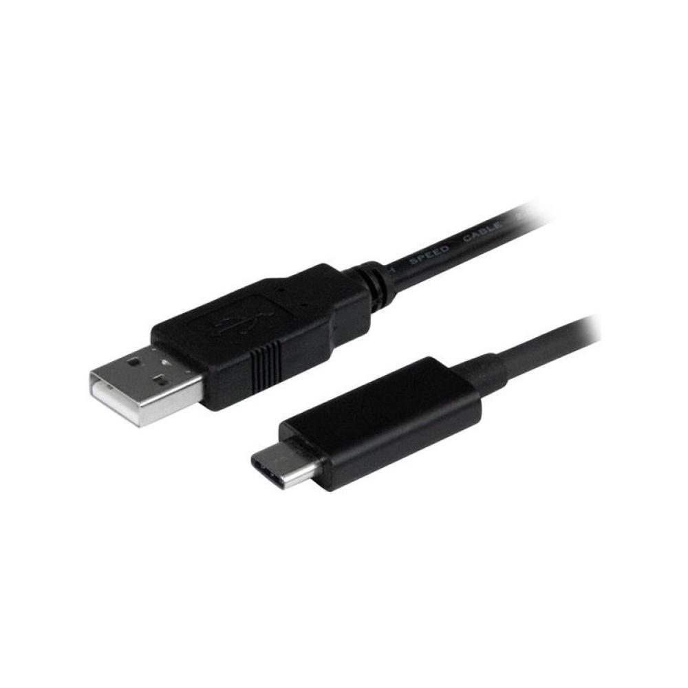 StarTech.com - Cable de Carga y Sincronización USB-A a USB-C de 1m - Cable de Datos USB-A a USB Tipo C - M/M - Negro - Certifica