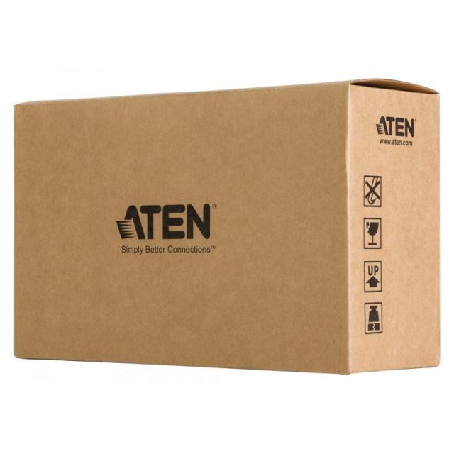 ATEN - VE150A extensor audio/video Transmisor y receptor de señales AV Negro