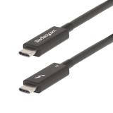 StarTech.com - A40G2MB-TB4-CABLE cable Thunderbolt 2 m 40 Gbit/s Negro