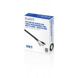 Ewent - EW1559 organizador de cables Universal Pasacables Negro 1 pieza(s)