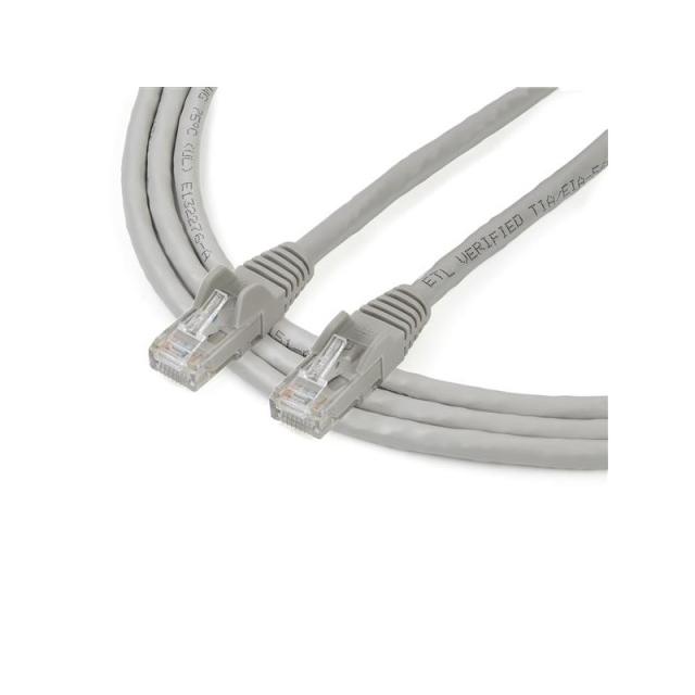 StarTech.com - Cable de 2m Gris de Red Gigabit Cat6 Ethernet RJ45 sin Enganche - Snagless