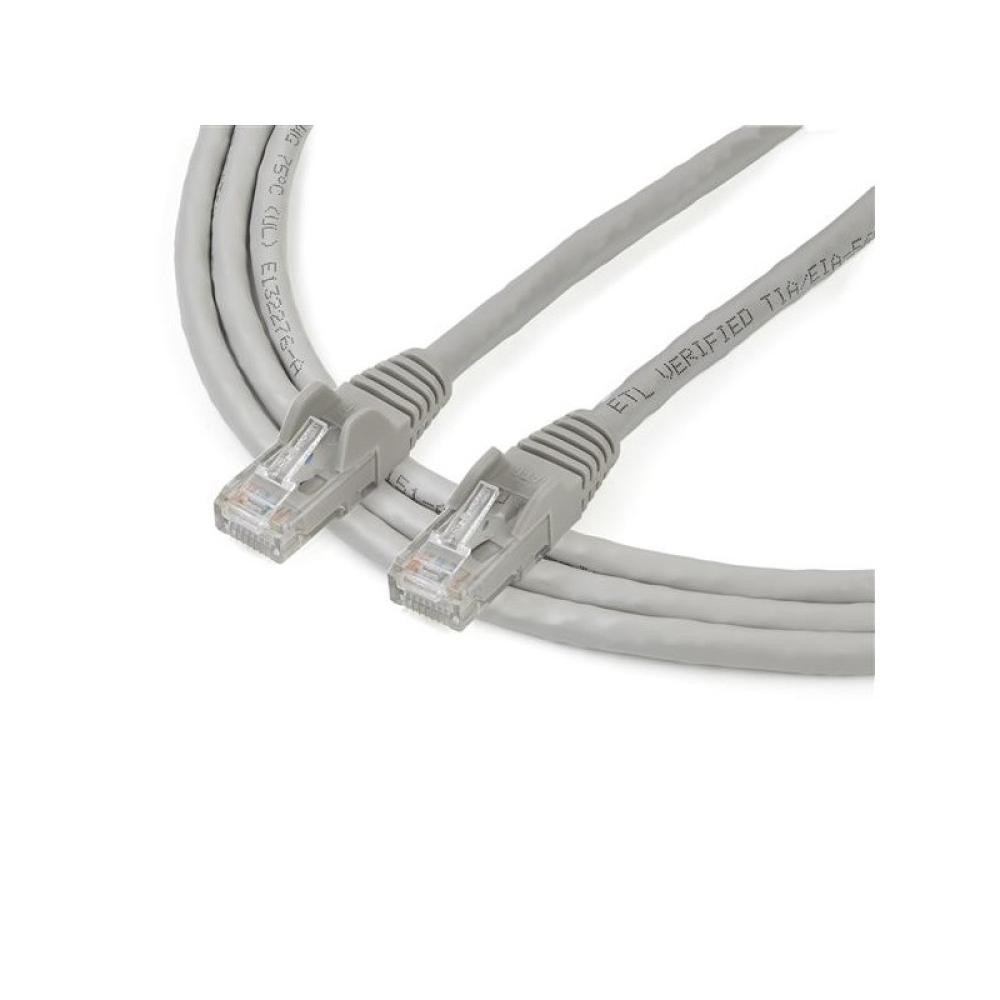 StarTech.com - Cable de 2m Gris de Red Gigabit Cat6 Ethernet RJ45 sin Enganche - Snagless