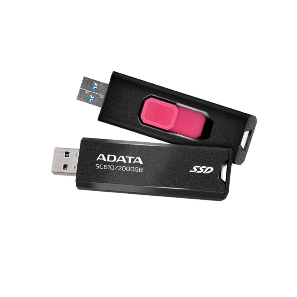 ADATA - SC610 2 TB USB tipo A 3.2 Gen 2 (3.1 Gen 2) Negro