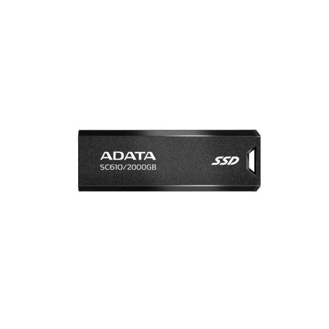 ADATA - SC610 2 TB USB tipo A 3.2 Gen 2 (3.1 Gen 2) Negro