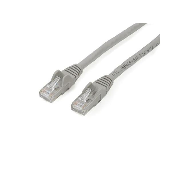 StarTech.com - Cable de 2m Gris de Red Gigabit Cat6 Ethernet RJ45 sin Enganche - Snagless