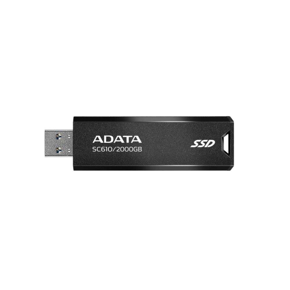 ADATA - SC610 2 TB USB tipo A 3.2 Gen 2 (3.1 Gen 2) Negro