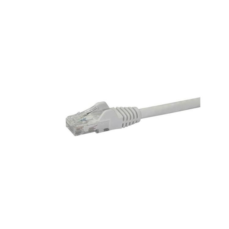 StarTech.com - Cable de 2m Blanco de Red Gigabit Cat6 Ethernet RJ45 sin Enganche - Snagless