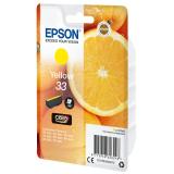 Epson - Oranges Singlepack Yellow 33 Claria Premium Ink - C13T33444022