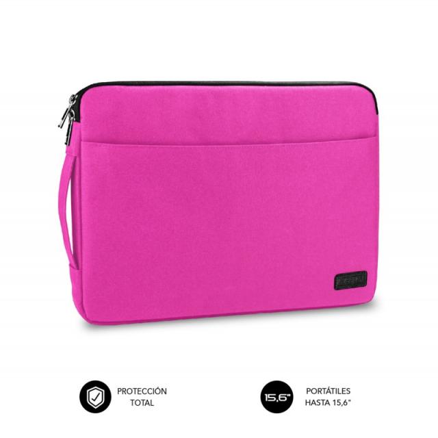 SUBBLIM - Funda Ordenador Urban Laptop Sleeve 15,6" Pink