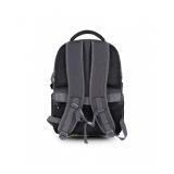 Urban Factory - HTE15UF mochila Mochila de viaje Negro, Gris Poliéster, Tereftalato de polietileno (PET)