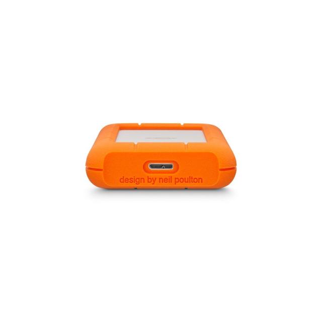 LaCie - Rugged Mini disco duro externo 1 TB 5400 RPM 2.5" Micro-USB B 3.2 Gen 1 (3.1 Gen 1) Naranja, Plata