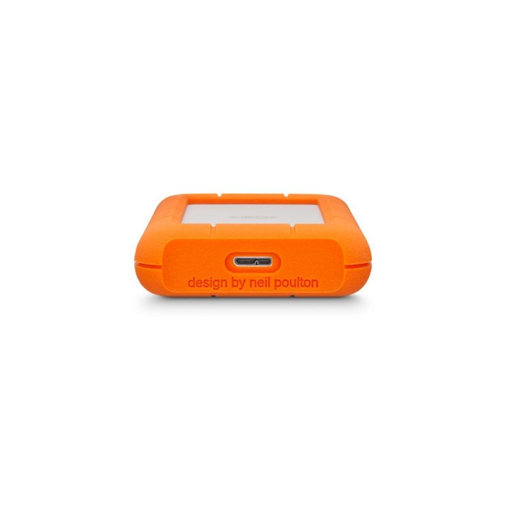 LaCie - Rugged Mini disco duro externo 1 TB 5400 RPM 2.5" Micro-USB B 3.2 Gen 1 (3.1 Gen 1) Naranja, Plata