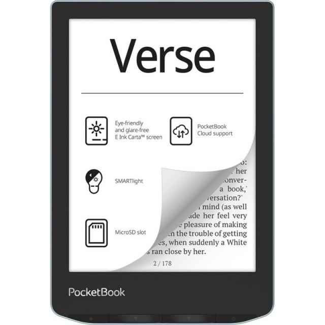 PocketBook - Verse lectore de e-book 8 GB Wifi Negro, Azul