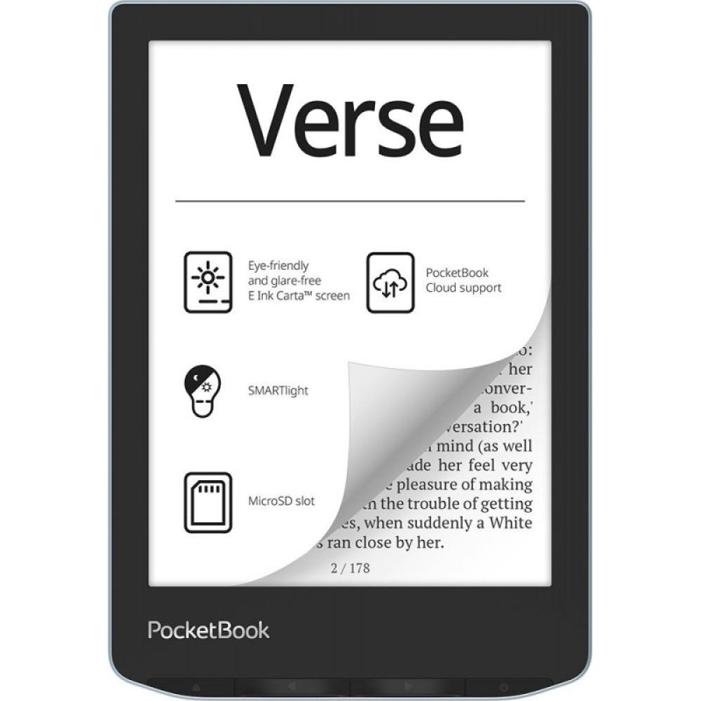 PocketBook - Verse lectore de e-book 8 GB Wifi Negro, Azul