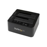 StarTech.com - Duplicador USB 3.0 (5Gbps) o eSATA de Discos Duros de 2 Bahías, Independiente, Clonador Copiador de SSD o HDD SAT