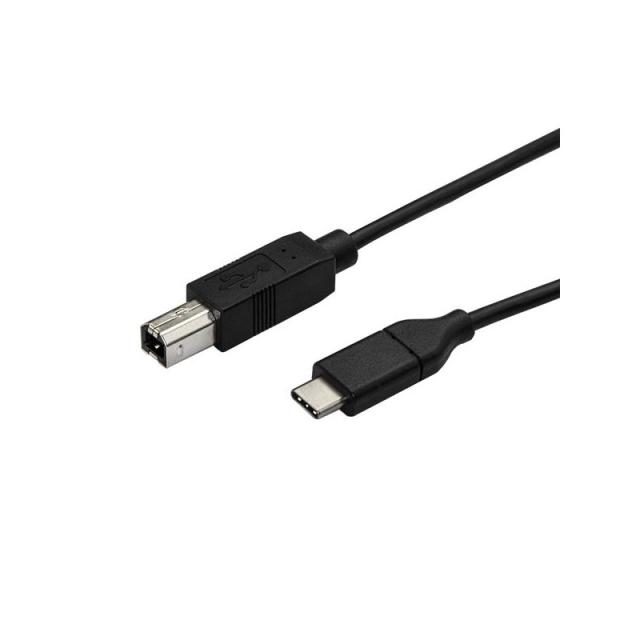 StarTech.com - Cable de 3m USB-C a USB-B de Impresora - Cable Adaptador USB Tipo C a USB B