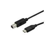 StarTech.com - Cable de 3m USB-C a USB-B de Impresora - Cable Adaptador USB Tipo C a USB B