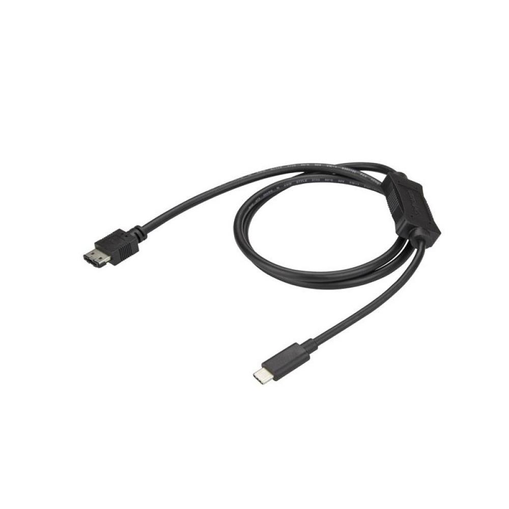 StarTech.com - Cable de 1m Adaptador USB-C a eSATA - Cable Conversor USB Tipo C a eSATA - USB 3.0