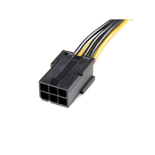 StarTech.com - Cable adaptador de alimentación PCI Express de 6 pines a 8 pines