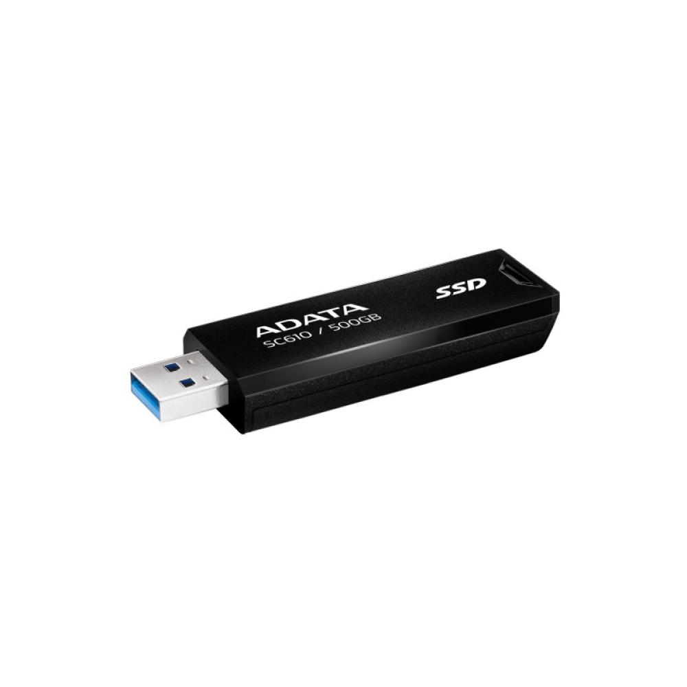 ADATA - SC610 500 GB USB tipo A 3.2 Gen 2 (3.1 Gen 2) Negro