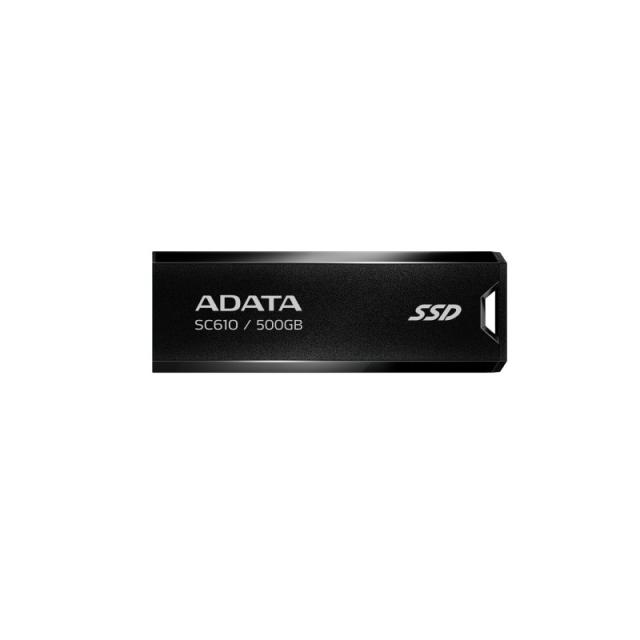 ADATA - SC610 500 GB USB tipo A 3.2 Gen 2 (3.1 Gen 2) Negro