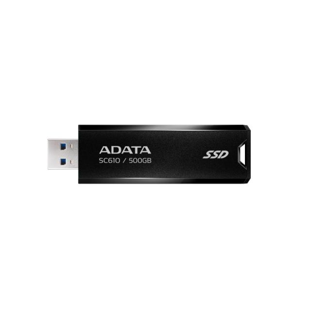 ADATA - SC610 500 GB USB tipo A 3.2 Gen 2 (3.1 Gen 2) Negro