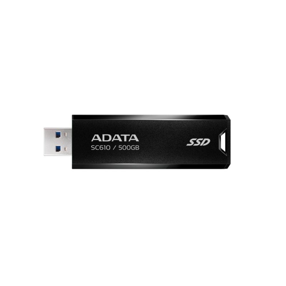 ADATA - SC610 500 GB USB tipo A 3.2 Gen 2 (3.1 Gen 2) Negro