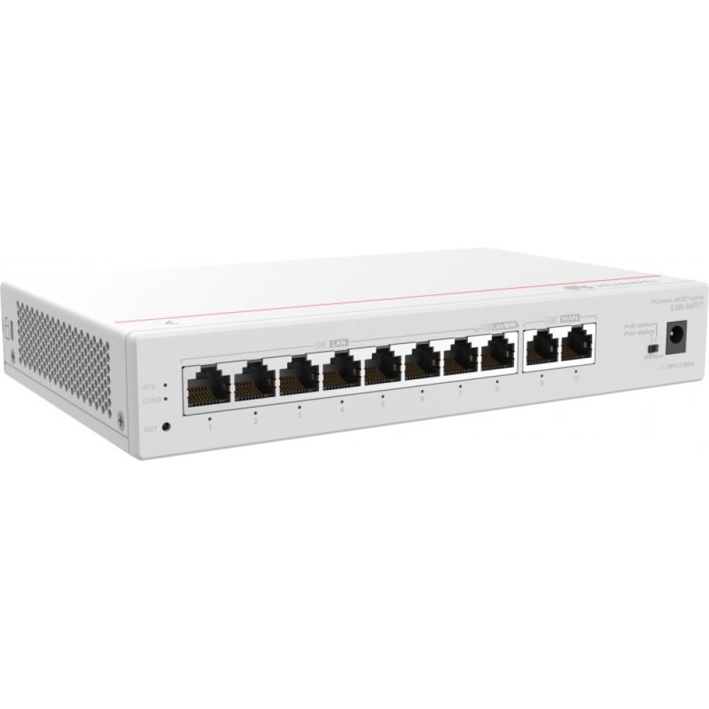 HUAWEI eKit - S380 Series S380-S8P2T Gestionado Gigabit Ethernet (10/100/1000) Energía sobre Ethernet (PoE) 1U Gris