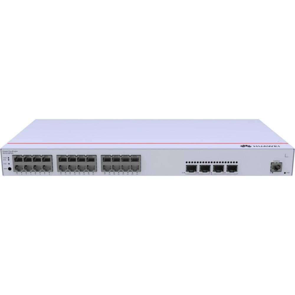 Huawei - CloudEngine S310-24P4S Gigabit Ethernet (10/100/1000) Energía sobre Ethernet (PoE) 1U Gris