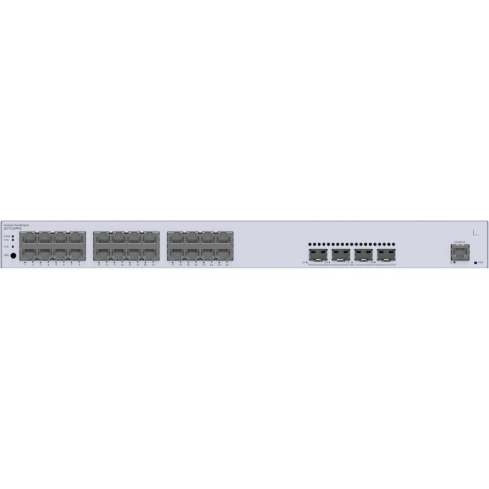 Huawei - CloudEngine S310-24P4S Gigabit Ethernet (10/100/1000) Energía sobre Ethernet (PoE) 1U Gris