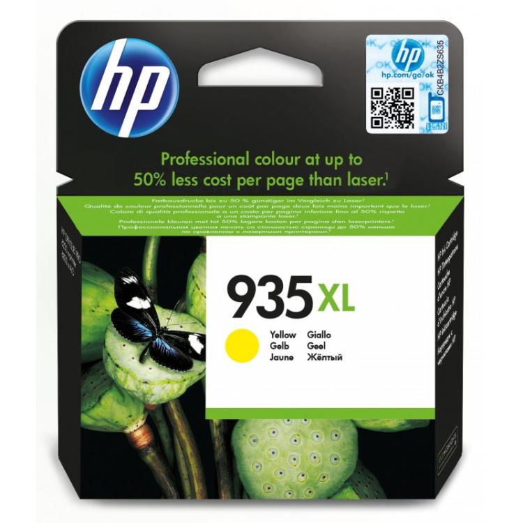 HP - Cartucho de tinta original 935XL de alta capacidad amarillo