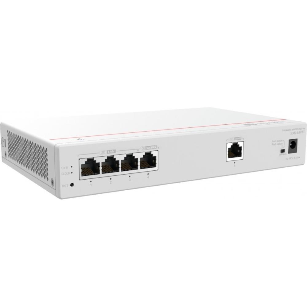 HUAWEI eKit - S380 Series S380-L4P1T Gestionado Gigabit Ethernet (10/100/1000) Energía sobre Ethernet (PoE) 1U Gris
