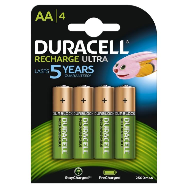 Duracell - 4xAA Batería recargable AA