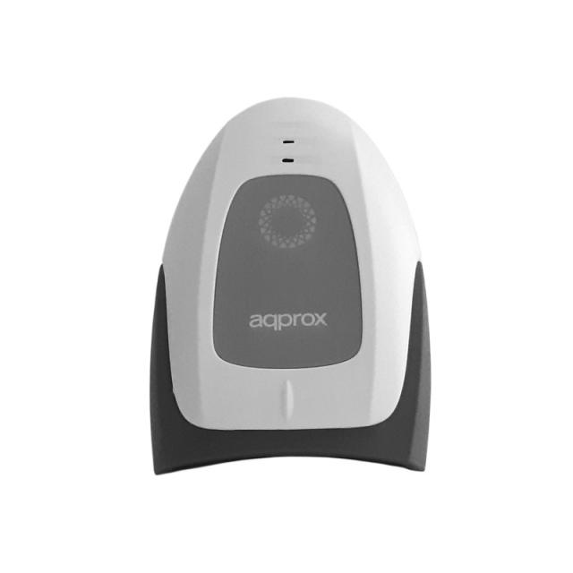 Approx - APPLS22WH lector de código de barras Lector de códigos de barras portátil 1D/2D Blanco