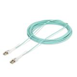 StarTech.com - Cable de Fibra Óptica Multimodo LC a LC (UPC) OM4 de 10m - con Pestillos - 50/125µm - Redes de 100G - Resistente