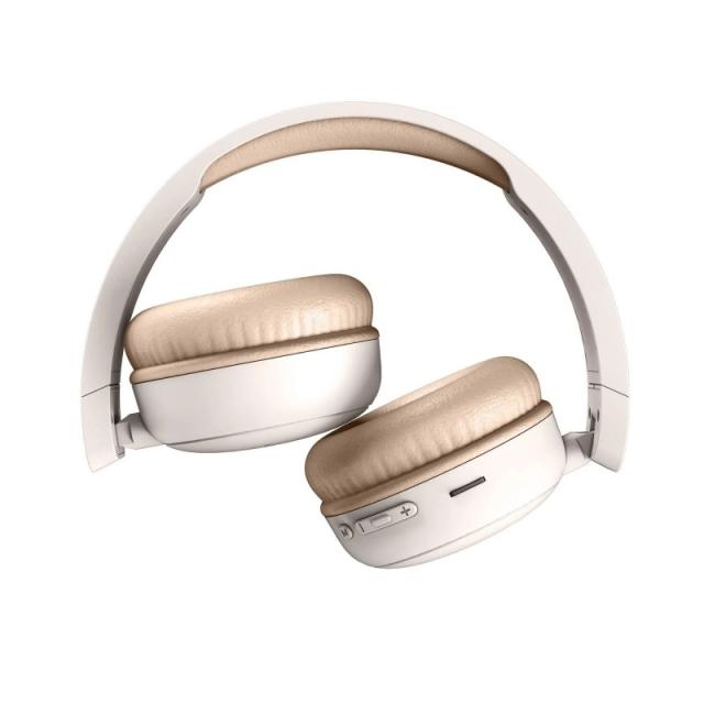 Energy Sistem - Radio Color Auriculares Inalámbrico Diadema Llamadas/Música USB Tipo C Bluetooth Beige