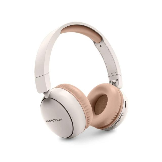 Energy Sistem - Radio Color Auriculares Inalámbrico Diadema Llamadas/Música USB Tipo C Bluetooth Beige