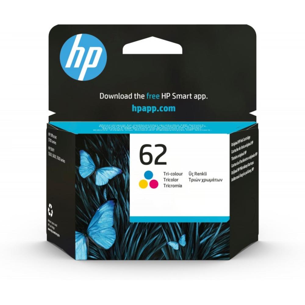HP - Cartucho de tinta original 62 tricolor