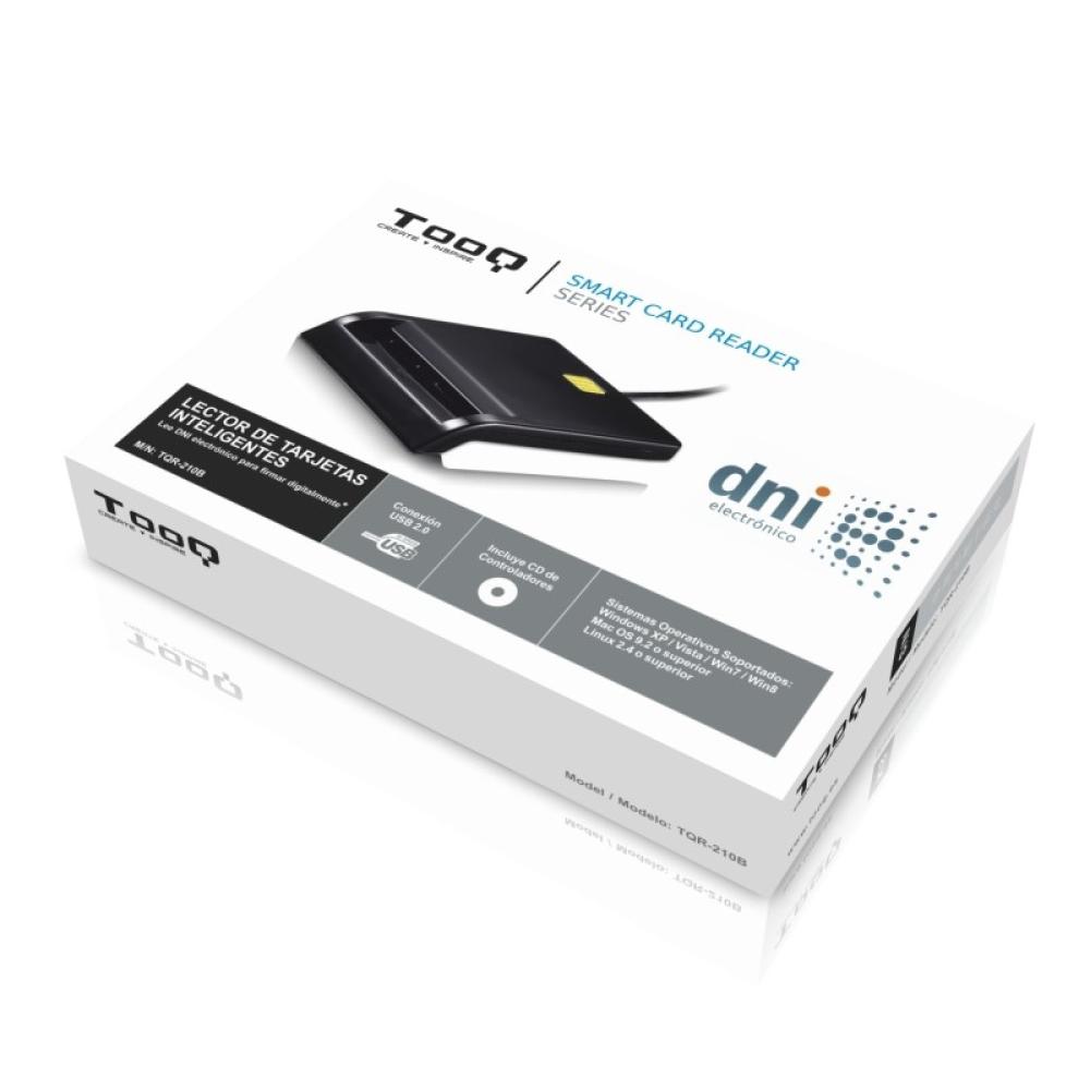 TooQ - LECTOR DE TARJETA DNIe EXTERNO USB 2.0 NEGRO
