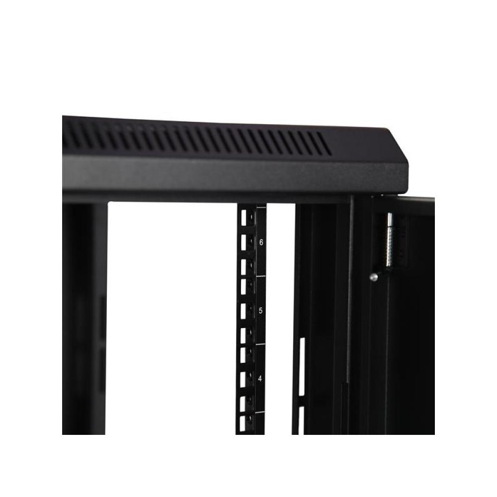 StarTech.com - Armario Rack de Pared para Servidores 6U 19" 2 Columnas y Estante 1U - Rack de Servidores de Montaje en Pared - R