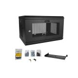 StarTech.com - Armario Rack de Pared para Servidores 6U 19" 2 Columnas y Estante 1U - Rack de Servidores de Montaje en Pared - R