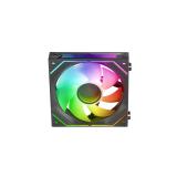 Mars Gaming - MF-LINKFINITY Negro, Ventilador Modular PWM 120mm, Sistema de Conexión LINKFINITY, Iluminación Infinity Mirror ARG
