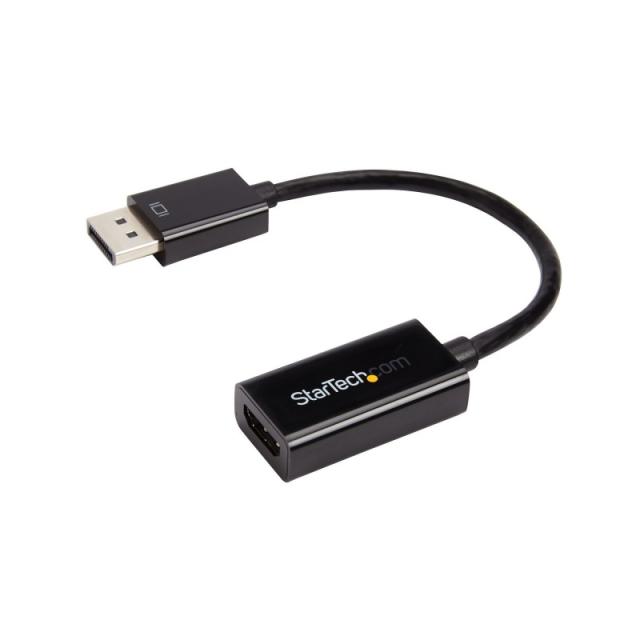 StarTech.com - Conversor de Vídeo DisplayPort a HDMI con Audio – Adaptador Activo DP 1.2 para Ordenadores de Sobremesa/Laptops –