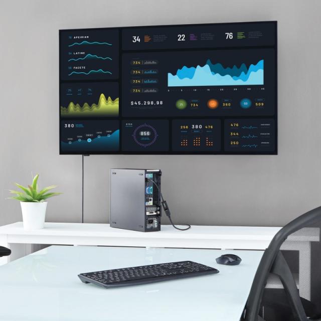 StarTech.com - Conversor de Vídeo DisplayPort a HDMI con Audio – Adaptador Activo DP 1.2 para Ordenadores de Sobremesa/Laptops –