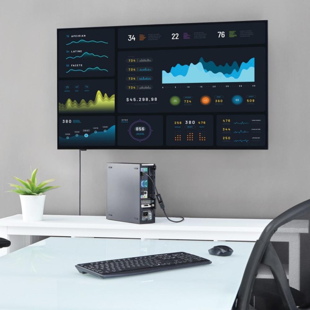 StarTech.com - Conversor de Vídeo DisplayPort a HDMI con Audio – Adaptador Activo DP 1.2 para Ordenadores de Sobremesa/Laptops –